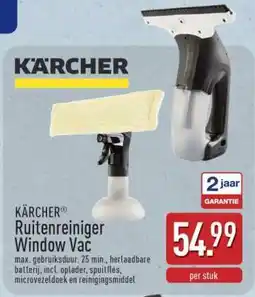 ALDI KÄRCHER Ruitenreiniger Window Vac aanbieding