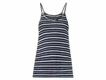 Lidl ESMARA® Mouwloze top van een linnenmix (M (40/42), gestreept/marine/wit) aanbieding