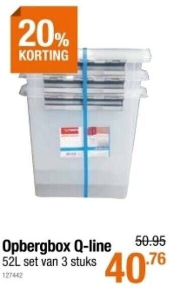 Opbergbox Q-line