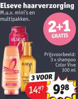 Kruidvat Elseve haarverzorging aanbieding