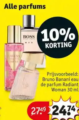 Kruidvat Alle parfums aanbieding
