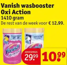 Kruidvat Vanish wasbooster Oxi Action aanbieding
