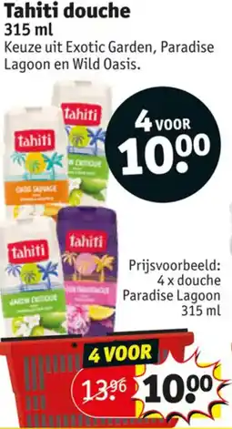 Kruidvat Tahiti douche aanbieding