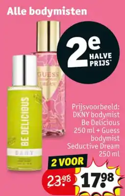 Kruidvat Alle bodymisten aanbieding