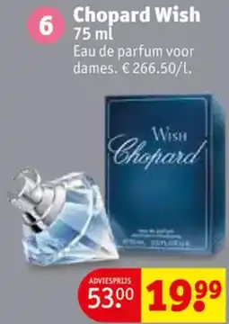 Kruidvat Chopard Wish aanbieding