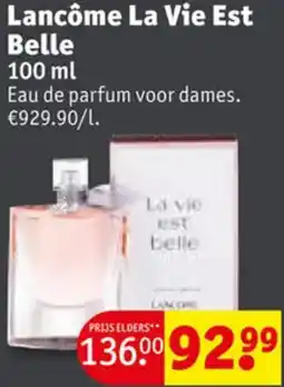 Kruidvat Lancôme La Vie Est Belle aanbieding