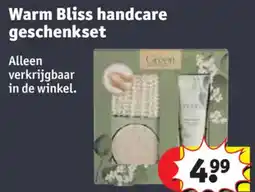 Kruidvat Warm Bliss handcare geschenkset aanbieding