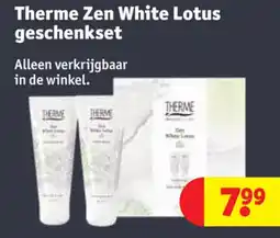 Kruidvat Therme Zen White Lotus geschenkset aanbieding