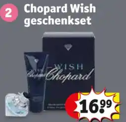 Kruidvat Chopard Wish geschenkset aanbieding