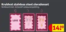 Kruidvat Kruidvat stainless steel sieradenset aanbieding