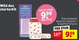 Kruidvat Wild deo starterkit aanbieding