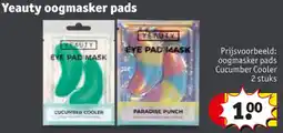 Kruidvat Yeauty oogmasker pads aanbieding