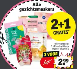 Kruidvat Alle gezichtsmaskers aanbieding