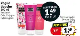 Kruidvat Vogue douche aanbieding