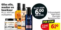 Kruidvat Gliss olie, masker en haarkuur aanbieding