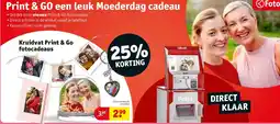Kruidvat Print & GO een leuk Moederdag cadeau aanbieding