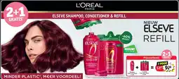 Kruidvat ELSEVE SHAMPOO, CONDITIONER & REFILL aanbieding