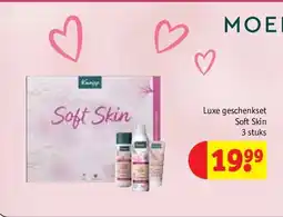 Kruidvat Luxe geschenkset Soft Skin 3 stuks aanbieding