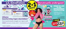 Kruidvat 2 x Extra Protect Super + menstruatie ondergoed aanbieding