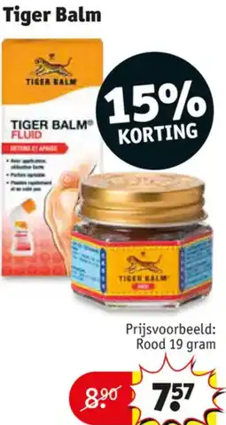 Kruidvat Tiger Balm aanbieding