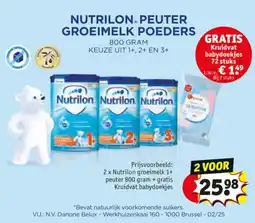 Kruidvat Nutrilon. Peuter Groeimelk Poeders aanbieding