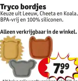 Kruidvat Tryco bordjes aanbieding