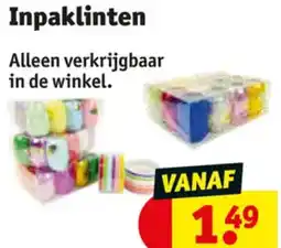 Kruidvat Inpaklinten aanbieding