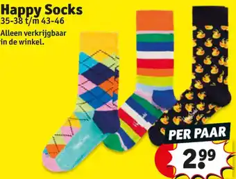 Kruidvat Happy Socks aanbieding