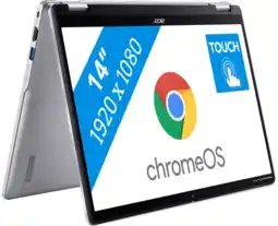 Coolblue Acer Chromebook Spin 314 (CP314-2HN-C9H2) AZERTY aanbieding
