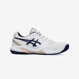 Decathlon Tennisschoenen voor dames Gel Dedicate 8 gravel wit aanbieding