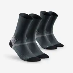 Decathlon Wandelsokken Hike 500 high zwart 2 paar aanbieding