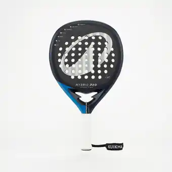 Decathlon Padelracket voor volwassenen Hybrid Pro met Custom Strap System aanbieding