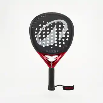 Decathlon Padelracket voor volwassenen Power Pro met Custom Strap System aanbieding