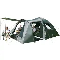 Decathlon Koepeltent Västervik 5 - Kampeertent 5 pers - 1 cabine - 3 ingangen aanbieding