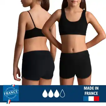 Decathlon Menstruatie zwemshorty voor tieners - Plus Flow aanbieding