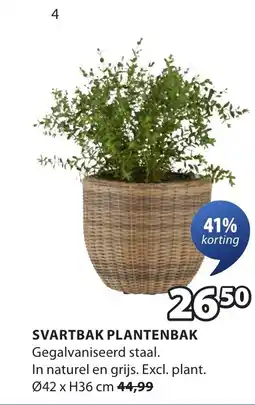 Jysk Svartbak plantenbak aanbieding
