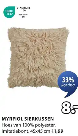 Jysk Myrfiol sierkussen aanbieding