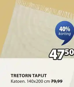 Jysk Tretorn tapijt aanbieding