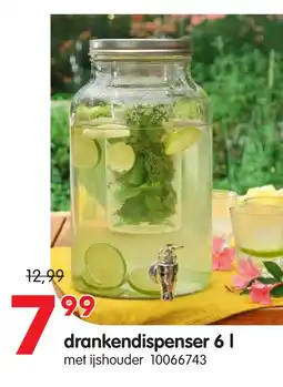 Yess drankendispenser 6 l aanbieding