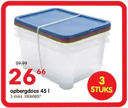 Yess opbergdoos 45 l aanbieding