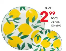 Yess bord Ø 27 cm aanbieding