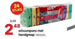 Yess schuurspons met handgreep aanbieding
