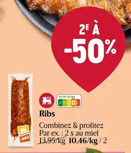 Delhaize Ribs aanbieding