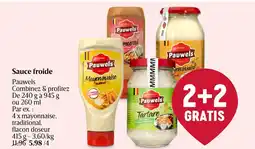 Delhaize Sauce froide aanbieding