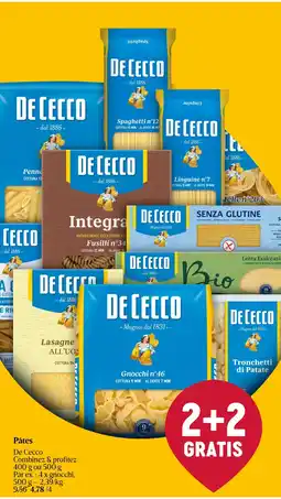 Delhaize Pâtes aanbieding