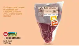 Delhaize T-Bone Irlandais aanbieding