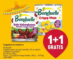 Delhaize Légumes en conserve aanbieding
