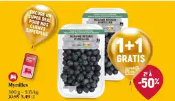 Delhaize Myrtilles aanbieding