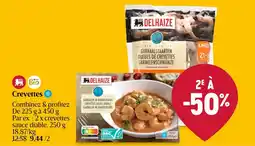 Delhaize Crevettes aanbieding