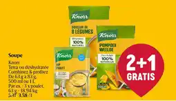 Delhaize Soupe Knorr aanbieding